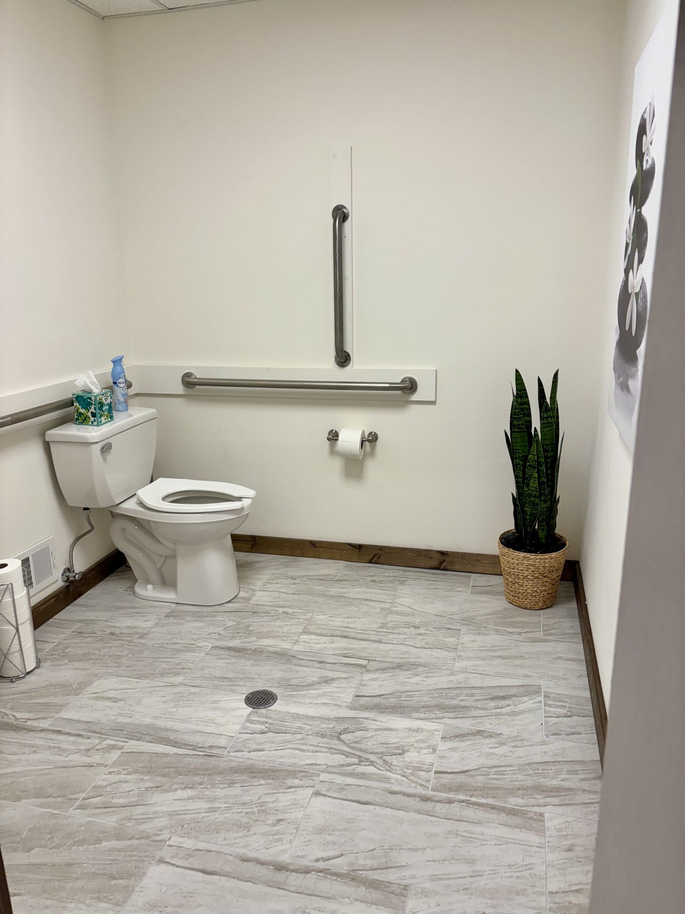 Accessible restroom interior